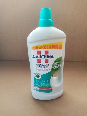 AMUCHINA PAVIMENTI IGIENIZZANTE FRESH ALOE ANCHE PER AMBIENTI CON ANIMALI DOMESTICI 1000 E 500ML